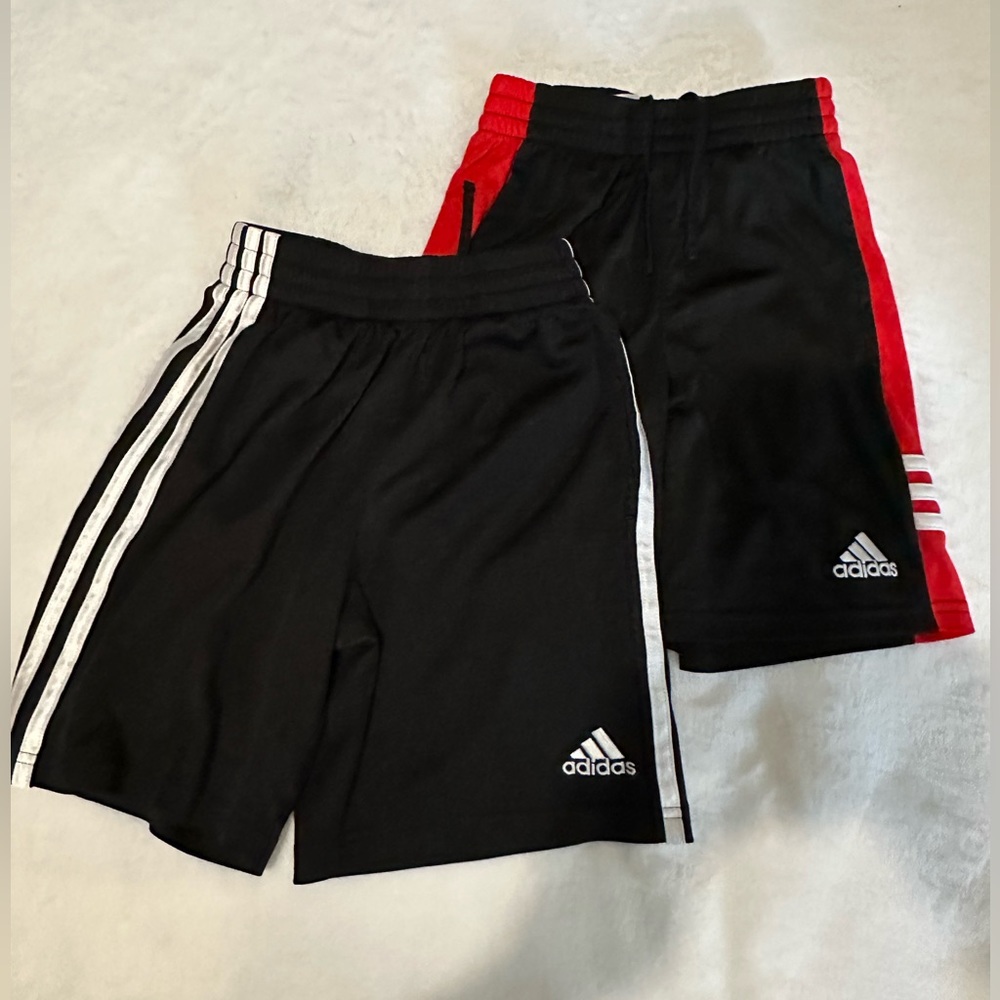 Adidas Shorts Boys Size 8 - 2 Pairs